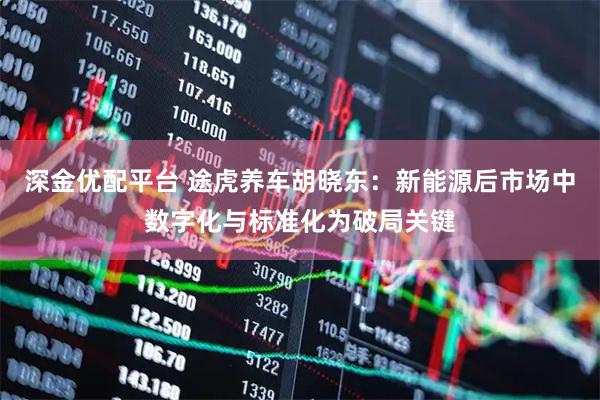 深金优配平台 途虎养车胡晓东：新能源后市场中数字化与标准化为破局关键